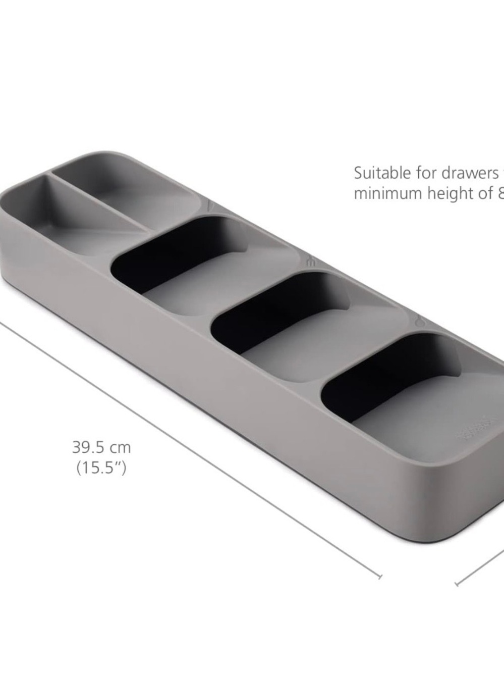 Joseph Joseph Drawerstore Compact Utensil Organizer for Kitchen Drawer Silverwar